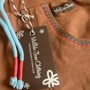 Matilda Jane Girls Frances French Terry Drawstring Shorts - Size 6, NWT